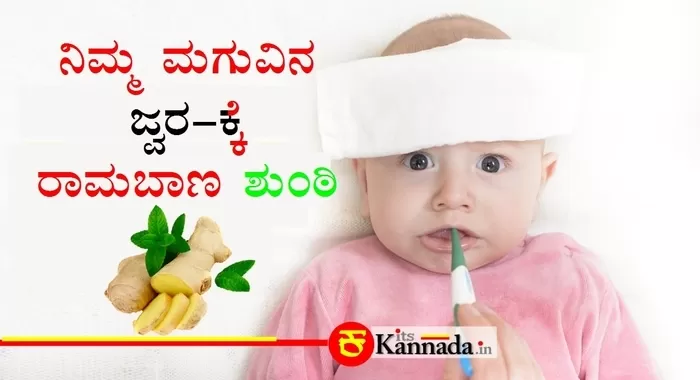 Reduce Your Child Low Fever From Ginger-Kannada Health Tips