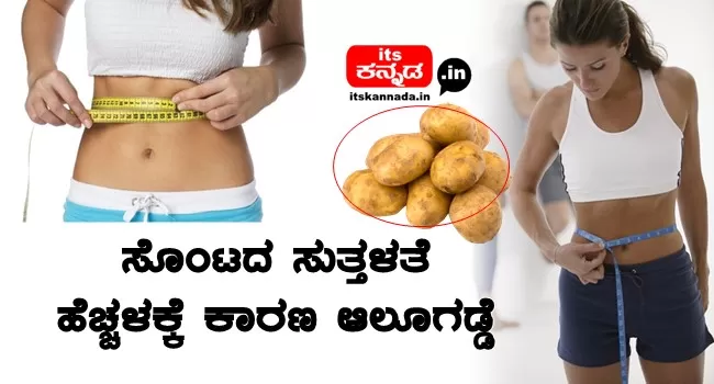 eating potatoes was increase in waist circumference in women - Kannada Health Tips