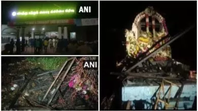 ತಮಿಳುನಾಡು ರಥೋತ್ಸವ ದುರಂತ.. ವಿದ್ಯುತ್ ಸ್ಪರ್ಶದಿಂದ 11 ಭಕ್ತರ ಸಾವು - Kannada News