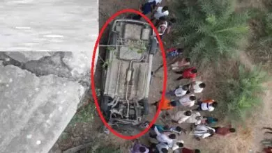 ಮದುವೆಗೆ ತೆರಳುತ್ತಿದ್ದ ಕಾರು ಪಲ್ಟಿಯಾಗಿ ಐವರು ಸಾವು