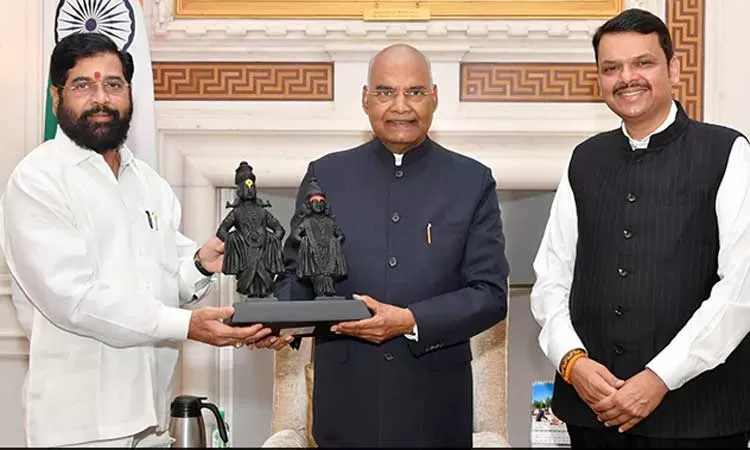 ಮಹಾರಾಷ್ಟ್ರ ಮುಖ್ಯಮಂತ್ರಿ ಏಕನಾಥ್ ಶಿಂಧೆ ರಾಷ್ಟ್ರಪತಿ ಭೇಟಿ