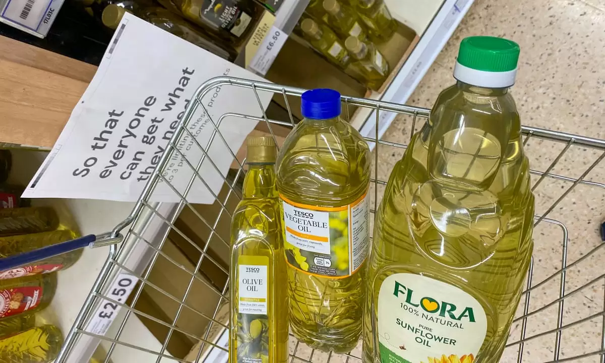 Huge reduction in cooking oil prices