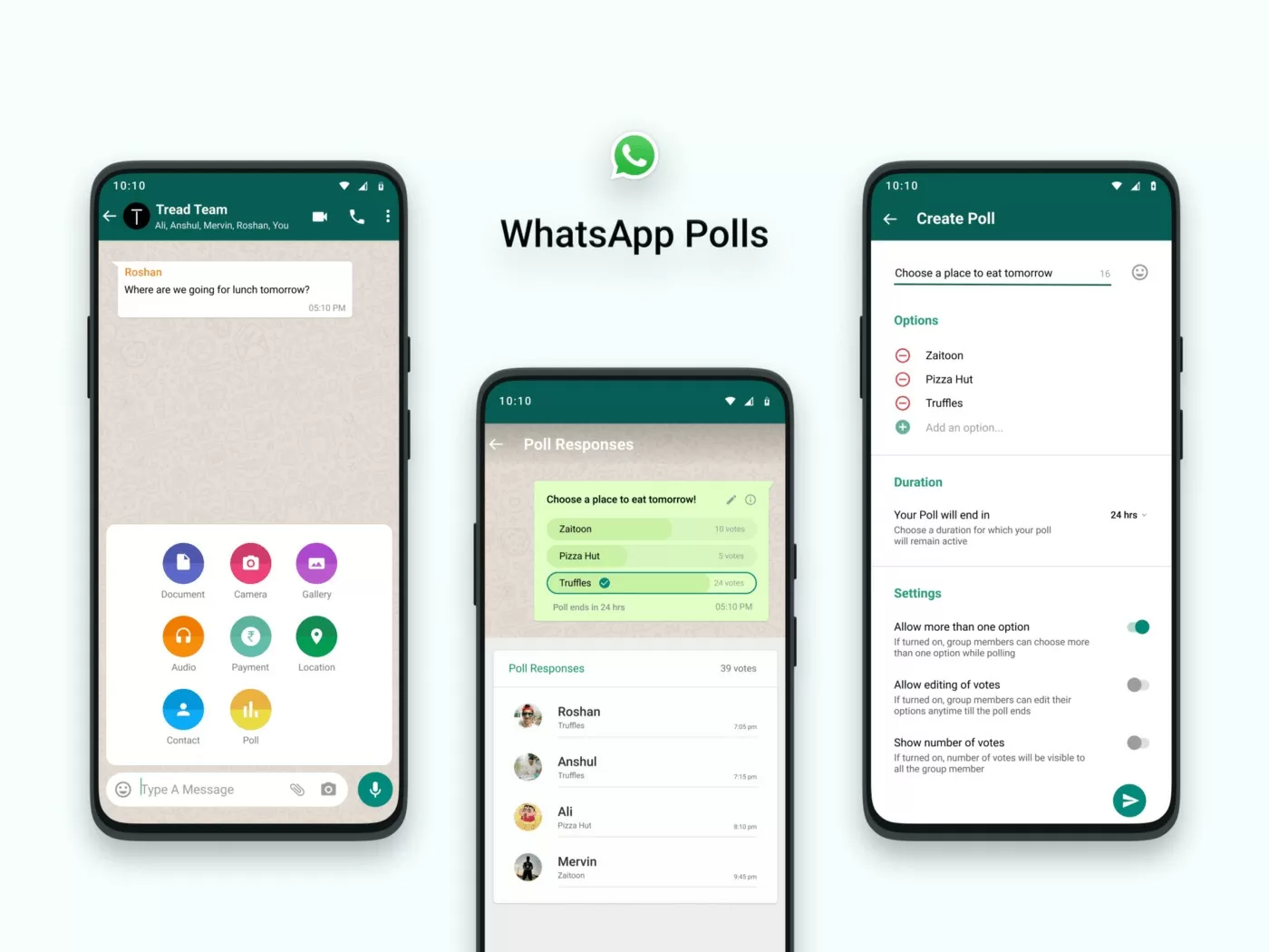 Know How To Use WhatsApp in-chat Polls feature Step By Step