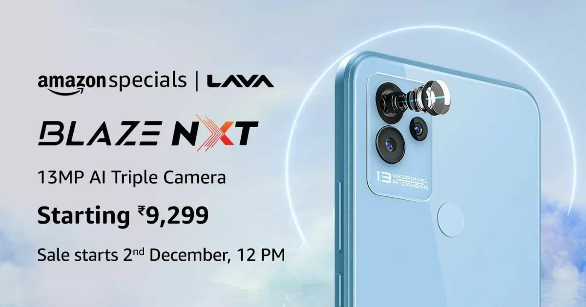 Lava Blaze Nxt launches with 13MP camera and 5,000mAh battery