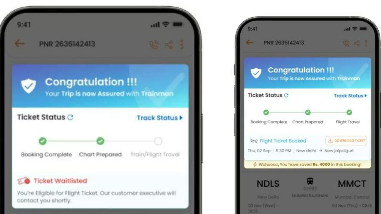 Trainman App offers free flight ticket