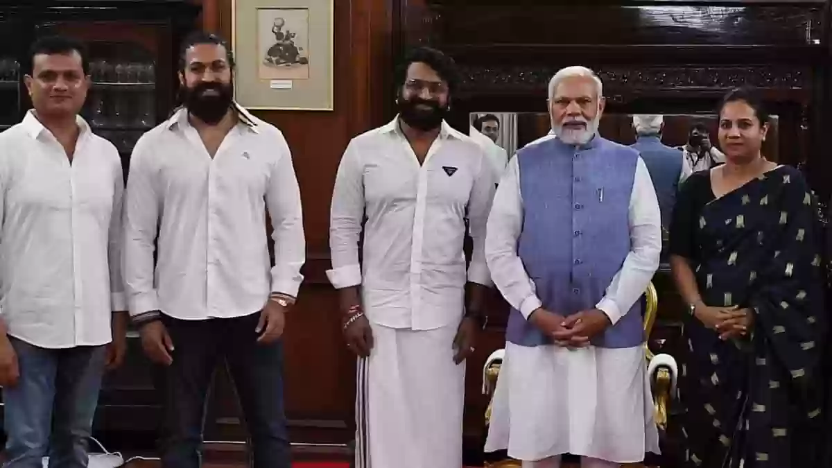 Kannada Stars Yash And Rishab Shetty Meets Prime Minister Narendra Modi In Bengaluru