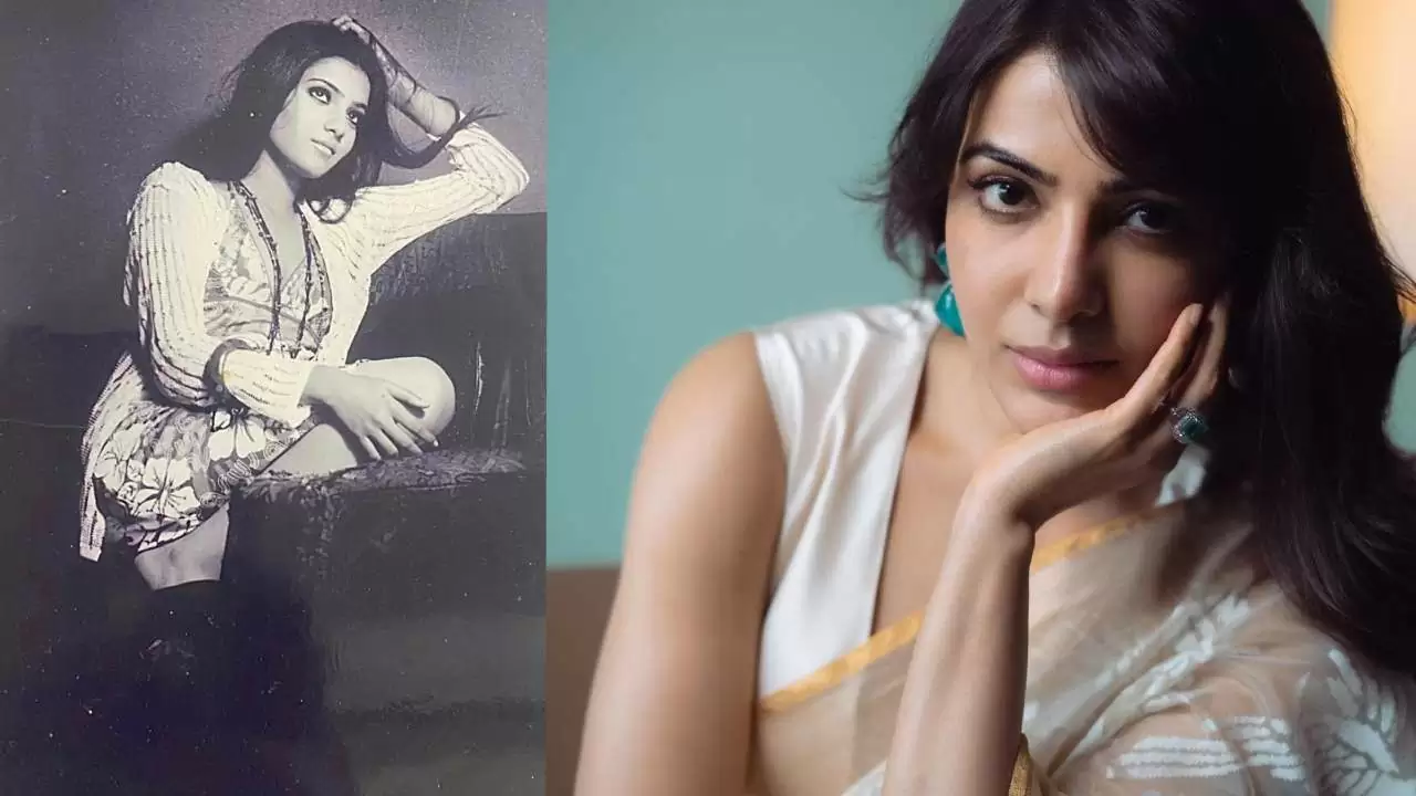 Actress Samantha Shares Her 16 Years Old Black and White Photo that Goes Viral
