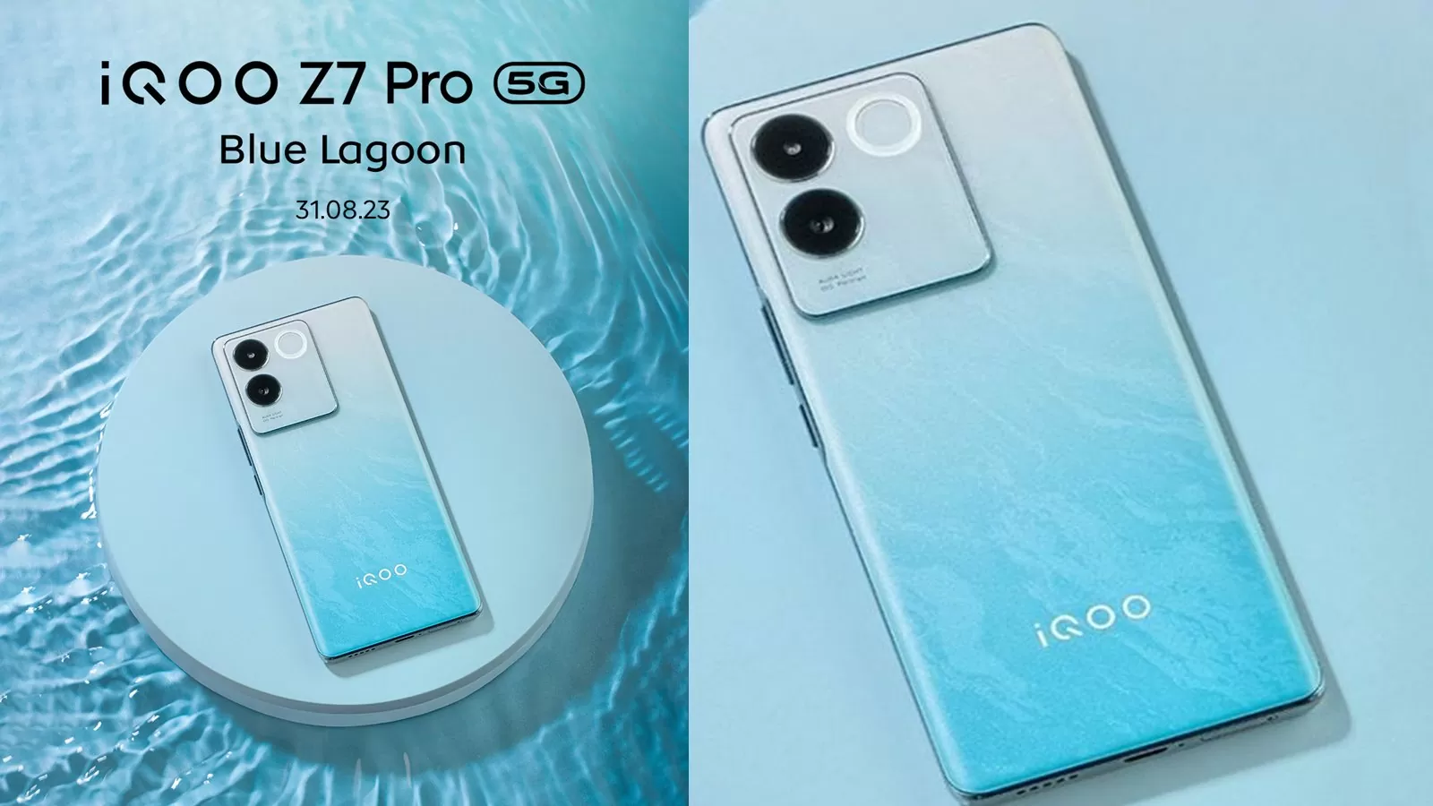iQOO Z7 Pro Smartphone Rear Look Shared by Company Ahead Launch