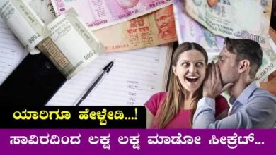 ಇಲ್ಲಿದೆ ಸಾವಿರದಿಂದ ಲಕ್ಷ ಲಕ್ಷ ದುಡ್ಡು ಮಾಡೋ ಸೀಕ್ರೆಟ್! ಯಾರಿಗೂ ಹೇಳಬೇಡಿ