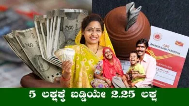 ಪೋಸ್ಟ್ ಆಫೀಸ್ ಗ್ಯಾರೆಂಟಿ ಸ್ಕೀಮ್: ₹5 ಲಕ್ಷ ಹೂಡಿಕೆಗೆ ಪಕ್ಕಾ ₹2.25 ಲಕ್ಷ ಲಾಭ