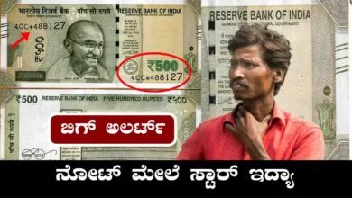 ನಿಮ್ಮ ₹500 ರೂಪಾಯಿ ನೋಟ್ ಮೇಲೆ ಸ್ಟಾರ್ ಚಿಹ್ನೆ ಇದ್ಯಾ? ಬಿಗ್ ಅಲರ್ಟ್