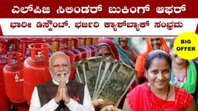 ಎಲ್ಪಿಜಿ ಸಿಲಿಂಡರ್ ಬುಕಿಂಗ್ ಆಫರ್: ಭಾರೀ ಡಿಸ್ಕೌಂಟ್, ಭರ್ಜರಿ ಕ್ಯಾಶ್ಬ್ಯಾಕ್ ಸಂಭ್ರಮ