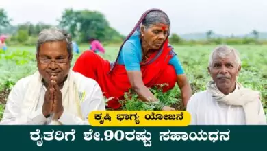 ಕೃಷಿ ಭಾಗ್ಯ ಯೋಜನೆ: ರೈತರಿಗೆ ಶೇ.90 ರಷ್ಟು ಸಹಾಯಧನ, ಈಗಲೇ ಅರ್ಜಿ ಹಾಕಿ