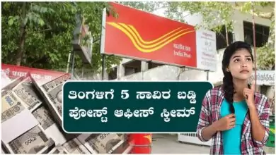 ತಿಂಗಳಾದ್ರೆ 5 ಸಾವಿರ ಬಡ್ಡಿ ಸಿಗುತ್ತೆ! ಅಂಚೆ ಕಚೇರಿ ಮಾಸಿಕ ಆದಾಯ ಯೋಜನೆ