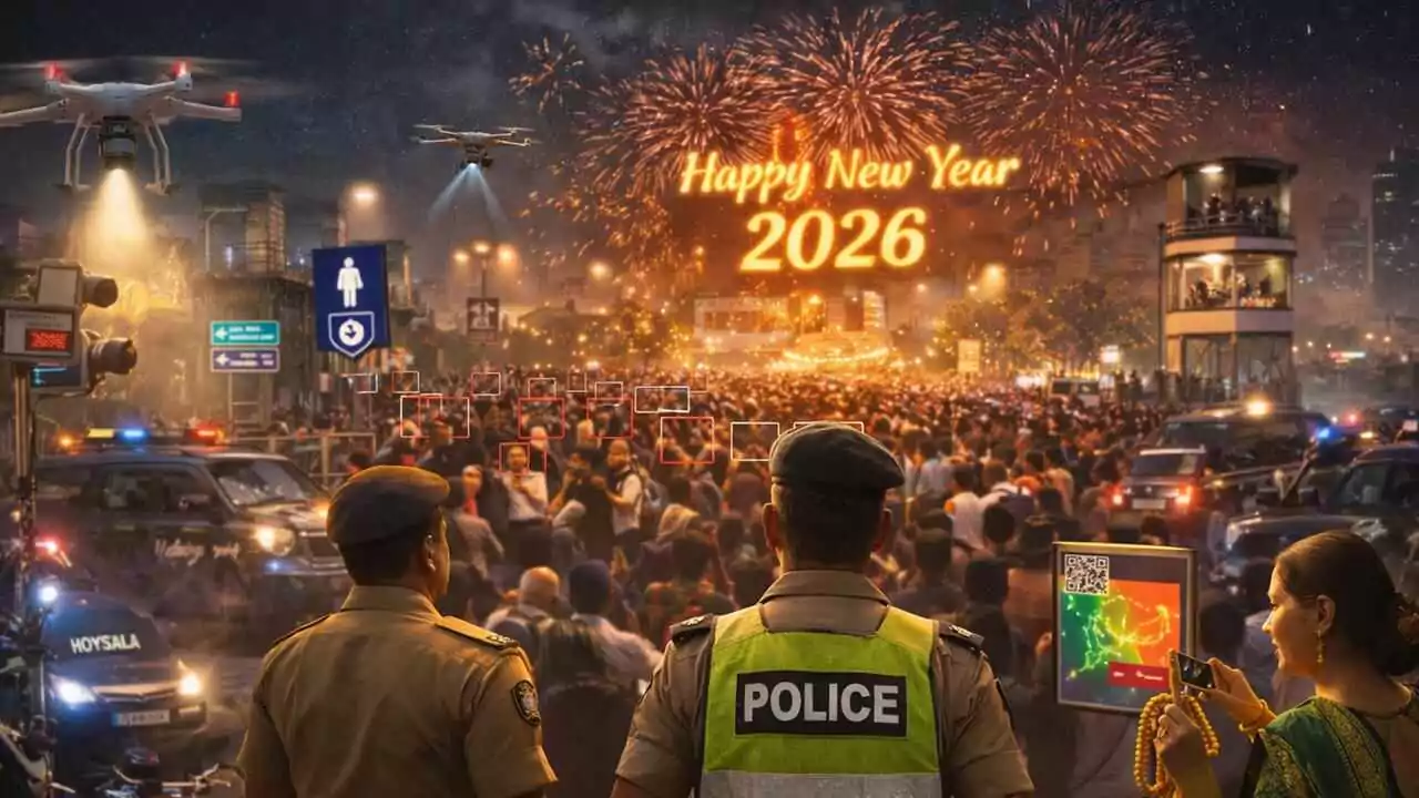 ಬೆಂಗಳೂರು ಹೊಸ ವರ್ಷ ಸಂಭ್ರಮಕ್ಕೆ ಸಜ್ಜು! 20 ಸಾವಿರಕ್ಕೂ ಅಧಿಕ ಪೊಲೀಸರ ನಿಯೋಜನೆ