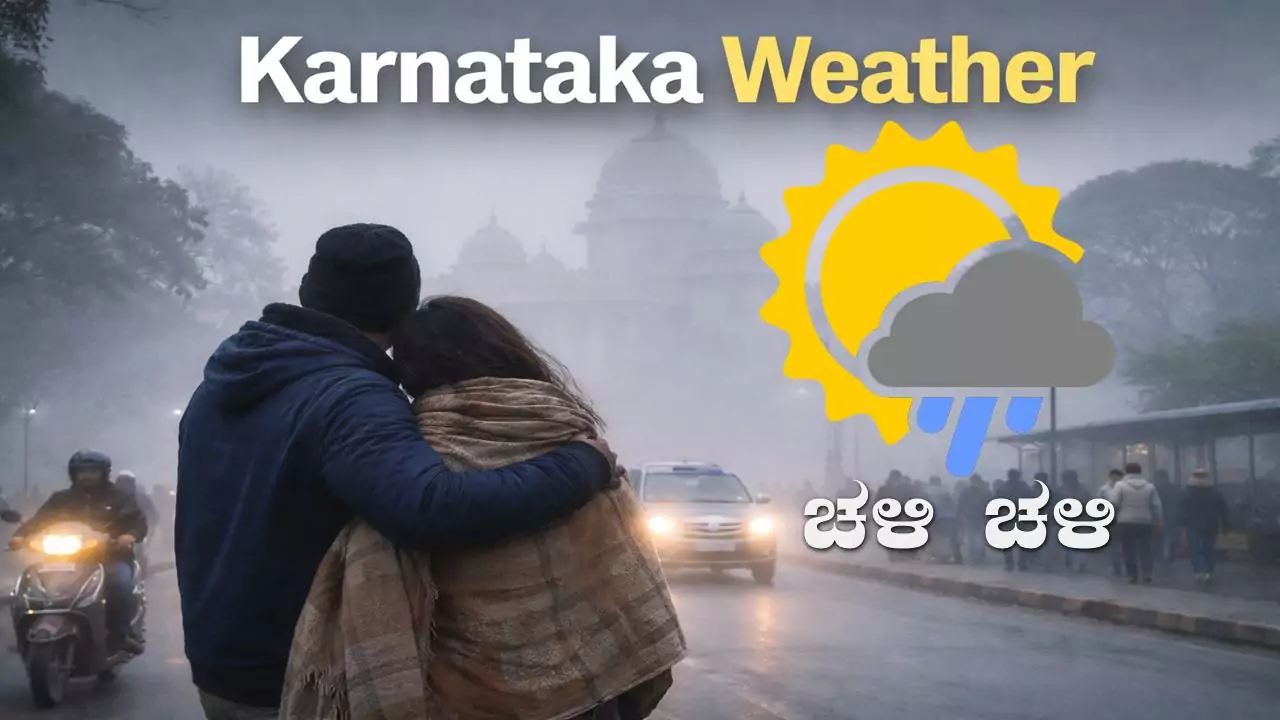 ಕರ್ನಾಟಕ ಹವಾಮಾನ: ಬೆಂಗಳೂರು ನಗರದಲ್ಲಿ ಮಂಜು ಸಹಿತ ಚಳಿ; ರಾಜ್ಯದೆಲ್ಲೆಡೆ ಒಣ ಹವೆ