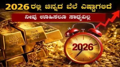 2026ರಲ್ಲಿ ಕರ್ನಾಟಕ ಚಿನ್ನದ ಬೆಲೆ ಎಷ್ಟಾಗಲಿದೆ ಗೊತ್ತಾ! ನೀವು ಊಹಿಸಲೂ ಸಾಧ್ಯವಿಲ್ಲ