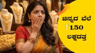 ಚಿನ್ನದ ಬೆಲೆ 1.50 ಲಕ್ಷದತ್ತ, ಬೆಳ್ಳಿಯೂ ಜಂಪ್! ಬೆಂಗಳೂರು ಇತಿಹಾಸದಲ್ಲೇ ಮೊದಲು