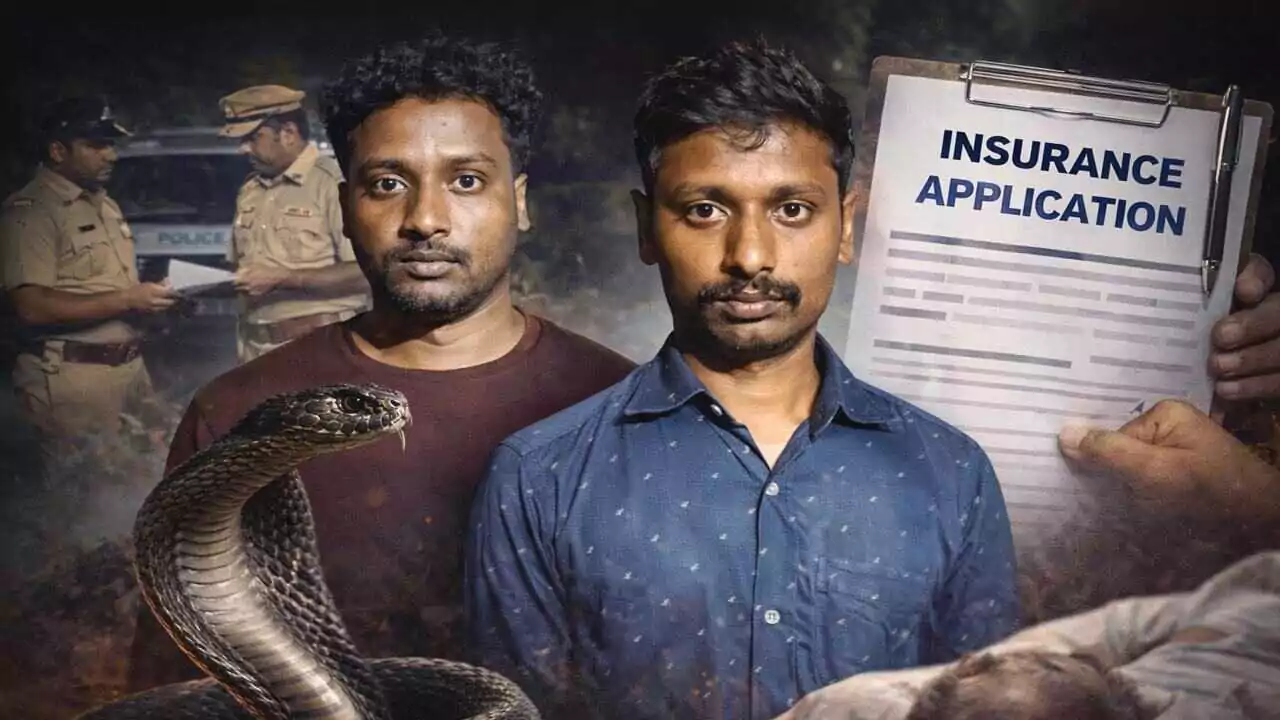 3 ಕೋಟಿ ಇನ್ಸೂರೆನ್ಸ್ ಹಣಕ್ಕಾಗಿ ಹಾವು ಕಚ್ಚಿಸಿ ತಂದೆಯ ಕೊಲೆ: ತಮಿಳುನಾಡಿನಲ್ಲಿ ಭೀಕರ ಕೃತ್ಯ