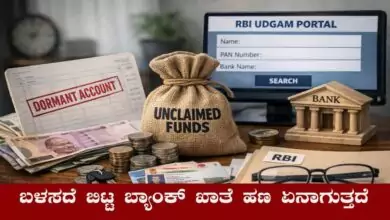 ಬಹುಕಾಲ ಬಳಸದ ಬ್ಯಾಂಕ್ ಖಾತೆಯಲ್ಲಿನ ಹಣ ಏನಾಗುತ್ತದೆ? 99% ಜನಕ್ಕೆ ಇದು ಗೊತ್ತೇ ಇಲ್ಲ