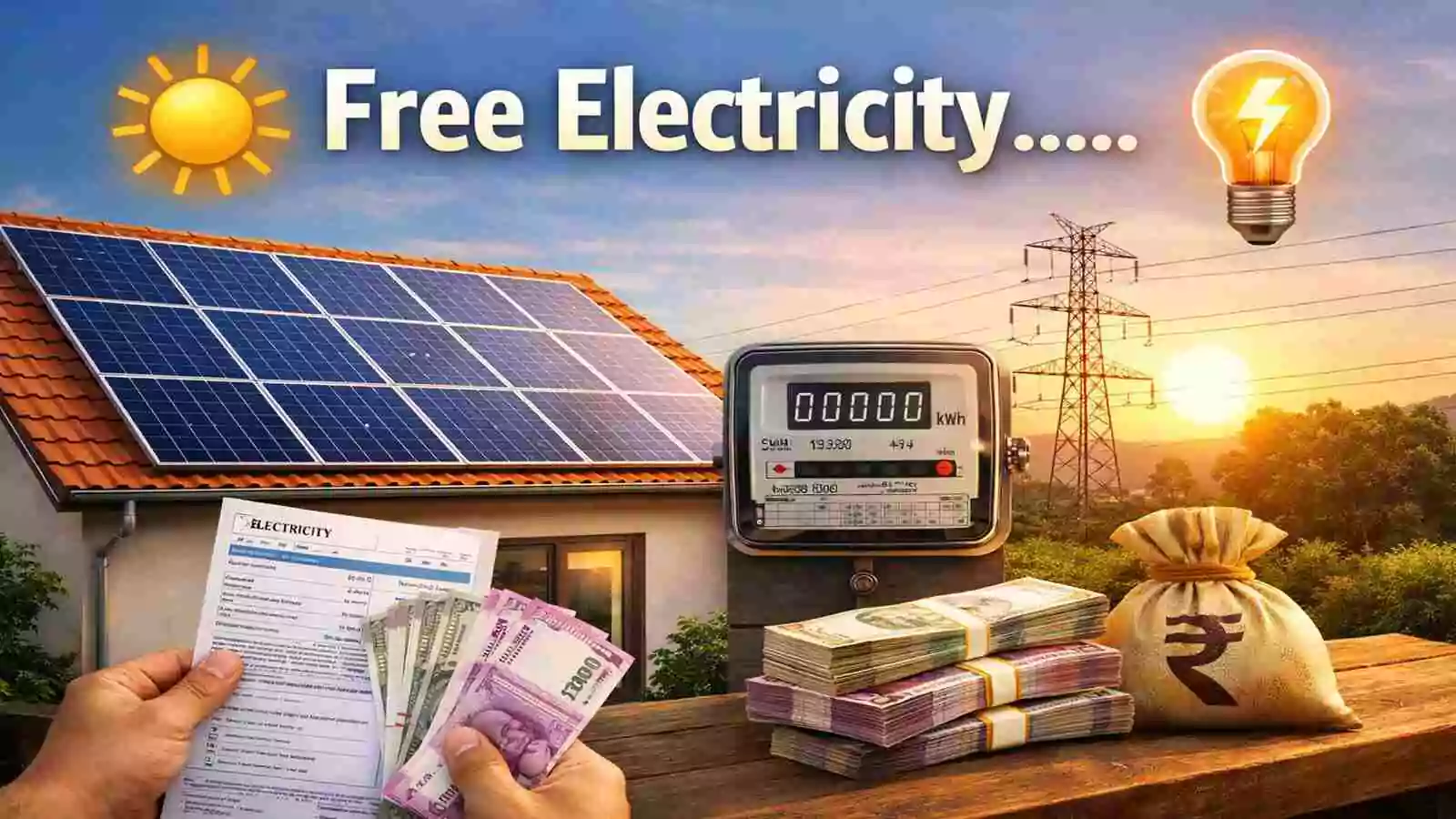 ವಿದ್ಯುತ್ ಬಿಲ್ ಜೀರೋ! ಮನೆ ಮೇಲೆ ಸೋಲಾರ್ ಅಳವಡಿಕೆಗೆ 78,000 ಸಬ್ಸಿಡಿ