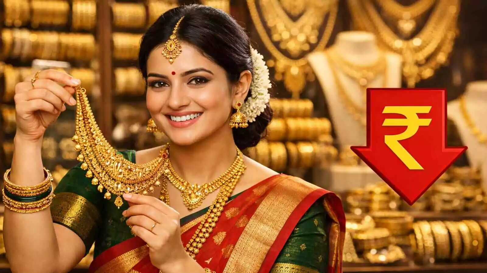 ಚಿನ್ನದ ಬೆಲೆ ಇಳಿಕೆ, ಬೆಳ್ಳಿ ದರ ಸ್ಥಿರ! ಮದುವೆ ಸೀಸನ್ ಹಿನ್ನೆಲೆ ಚಿನ್ನದ ಖರೀದಿ ಜೋರು
