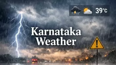 ಕರ್ನಾಟಕ ಹವಾಮಾನ; ಗುಡುಗು ಮಳೆ ಎಚ್ಚರಿಕೆ, 3 ಜಿಲ್ಲೆಗಳಿಗೆ ಯೆಲ್ಲೋ ಅಲರ್ಟ್