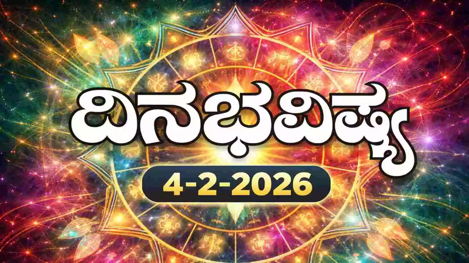 ದಿನ ಭವಿಷ್ಯ 4 ಫೆಬ್ರವರಿ 2026