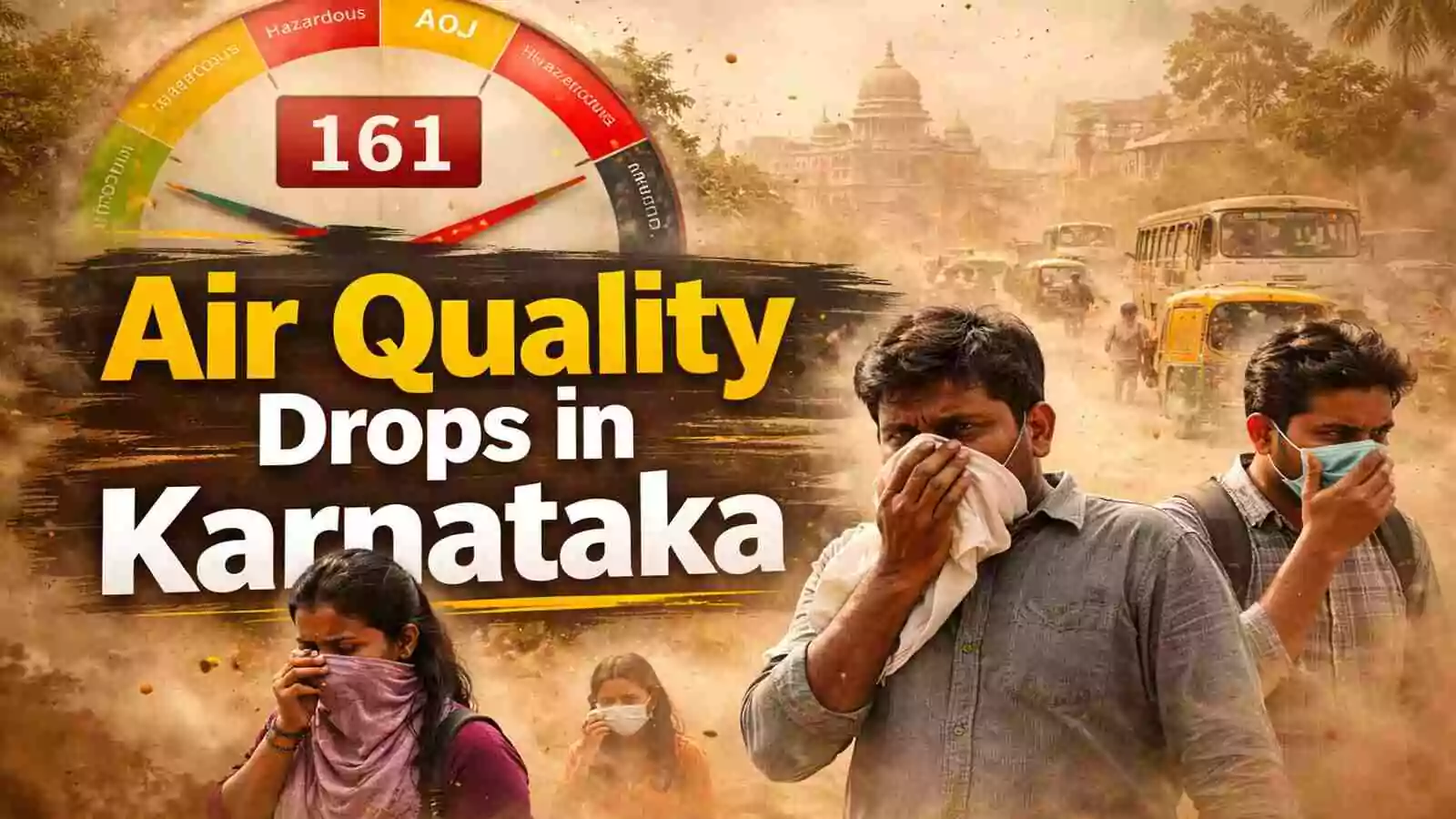 ಬೆಂಗಳೂರು ಸೇರಿ ಮಂಗಳೂರು, ಉಡುಪಿ, ಶಿವಮೊಗ್ಗ ವಾಯು ಗುಣಮಟ್ಟ ಕುಸಿತ