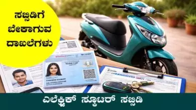 ಸಬ್ಸಿಡಿಯಲ್ಲಿ ಎಲೆಕ್ಟ್ರಿಕ್ ಸ್ಕೂಟರ್, ಬೈಕ್ ಖರೀದಿಸಲು ಈ ದಾಖಲೆಗಳು ಅಗತ್ಯ