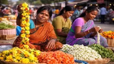 ಶ್ರೀರಾಮ ನವಮಿ ನಿಮಿತ್ತ ಬೆಂಗಳೂರು ಕೆ.ಆರ್. ಮಾರುಕಟ್ಟೆಯಲ್ಲಿ ವ್ಯಾಪಾರ ಜೋರು!