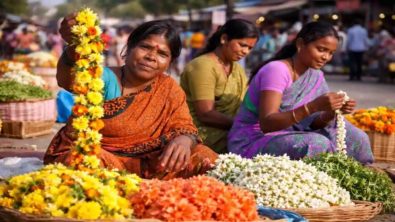 ಶ್ರೀರಾಮ ನವಮಿ ನಿಮಿತ್ತ ಬೆಂಗಳೂರು ಕೆ.ಆರ್. ಮಾರುಕಟ್ಟೆಯಲ್ಲಿ ವ್ಯಾಪಾರ ಜೋರು!