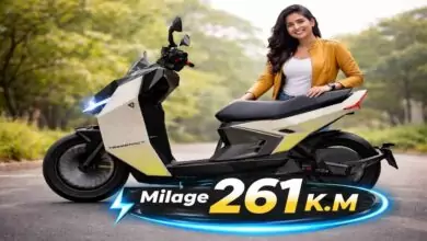 3 ಸೆಕೆಂಡುಗಳಲ್ಲಿ 60 ಕಿಮೀ ವೇಗ, 261 ಕಿಮೀ ಮೈಲೇಜ್! ಮಾರುಕಟ್ಟೆಗೆ ಹೊಸ ಎಲೆಕ್ಟ್ರಿಕ್ ಸ್ಕೂಟರ್ ಎಂಟ್ರಿ