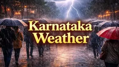 ಕರ್ನಾಟಕ ರಾಜ್ಯದೆಲ್ಲೆಡೆ ಗುಡುಗು-ಸಿಡಿಲು ಸಹಿತ ಮಳೆ ಅಬ್ಬರ: ಬೆಂಗಳೂರು ಸೇರಿ 17 ಜಿಲ್ಲೆಗಳಿಗೆ ಅಲರ್ಟ್