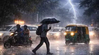 ಕರ್ನಾಟಕ ಹವಾಮಾನ: ಗುಡುಗು, ಸಿಡಿಲು ಸಹಿತ ಮಳೆ, ಬೆಂಗಳೂರು ಸೇರಿ 17 ಜಿಲ್ಲೆಗಳಿಗೆ ಯೆಲ್ಲೋ ಅಲರ್ಟ್