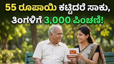 ಕೇವಲ 55 ರೂಪಾಯಿ ಕಟ್ಟಿದರೆ ಸಾಕು, ತಿಂಗಳಿಗೆ 3,000 ಪಿಂಚಣಿ! ನೇರ ಖಾತೆಗೆ ಹಣ