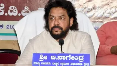 ಸಚಿವ ಸ್ಥಾನಕ್ಕೆ ಬಿ. ನಾಗೇಂದ್ರ ರಾಜೀನಾಮೆ! ರಾಜ್ಯ ರಾಜಕೀಯದಲ್ಲಿ ಸಂಚಲನ