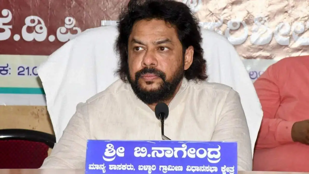 ಸಚಿವ ಸ್ಥಾನಕ್ಕೆ ಬಿ. ನಾಗೇಂದ್ರ ರಾಜೀನಾಮೆ! ರಾಜ್ಯ ರಾಜಕೀಯದಲ್ಲಿ ಸಂಚಲನ