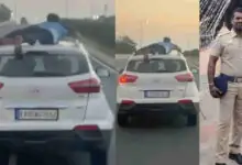 Video: ಕಾರಿನ ಮೇಲೆ ನೇತಾಡುತ್ತಾ 40 ಕಿ.ಮೀ ಬೆನ್ನಟ್ಟಿ ಗುಟ್ಕಾ ಸ್ಮಗ್ಲರ್ಸ್ ಬಂಧಿಸಿದ ಪೊಲೀಸರು