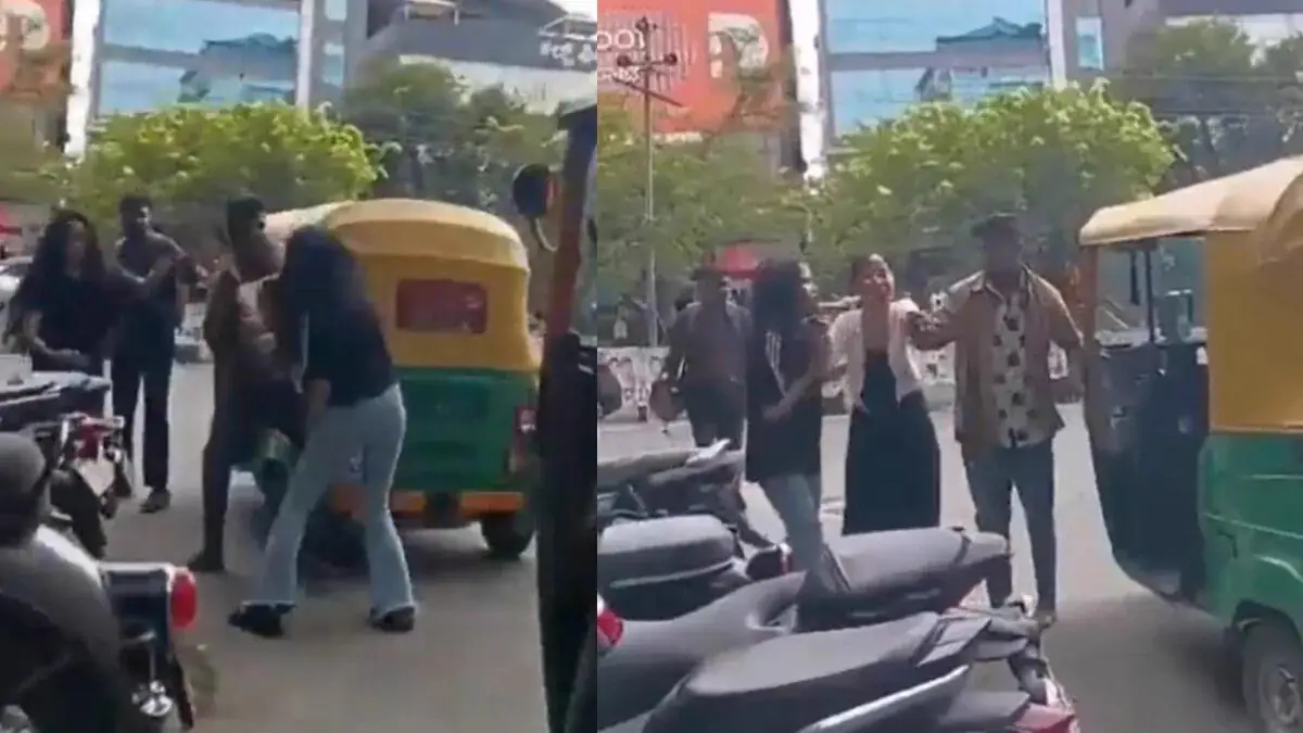 ಬೆಂಗಳೂರು: ಆಟೋ ಚಾಲಕ ಹಾಗೂ ಇಬ್ಬರು ಯುವತಿಯರ ಹೊಡೆದಾಟ ವಿಡಿಯೋ