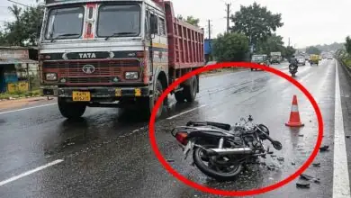 ಮಂಗಳೂರಿನಲ್ಲಿ ಭೀಕರ ಅಪಘಾತ: ಲಾರಿ ಢಿಕ್ಕಿಯಾಗಿ ಬೈಕ್ ಸವಾರ ಸಾವು