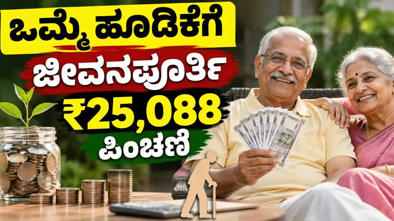 ಒಮ್ಮೆ ಹೂಡಿಕೆ, ಜೀವನಪೂರ್ತಿ ತಿಂಗಳಿಗೆ 25,088 ಪಿಂಚಣಿ! ಈ ಬಂಪರ್ ಯೋಜನೆ ಗೊತ್ತಾ