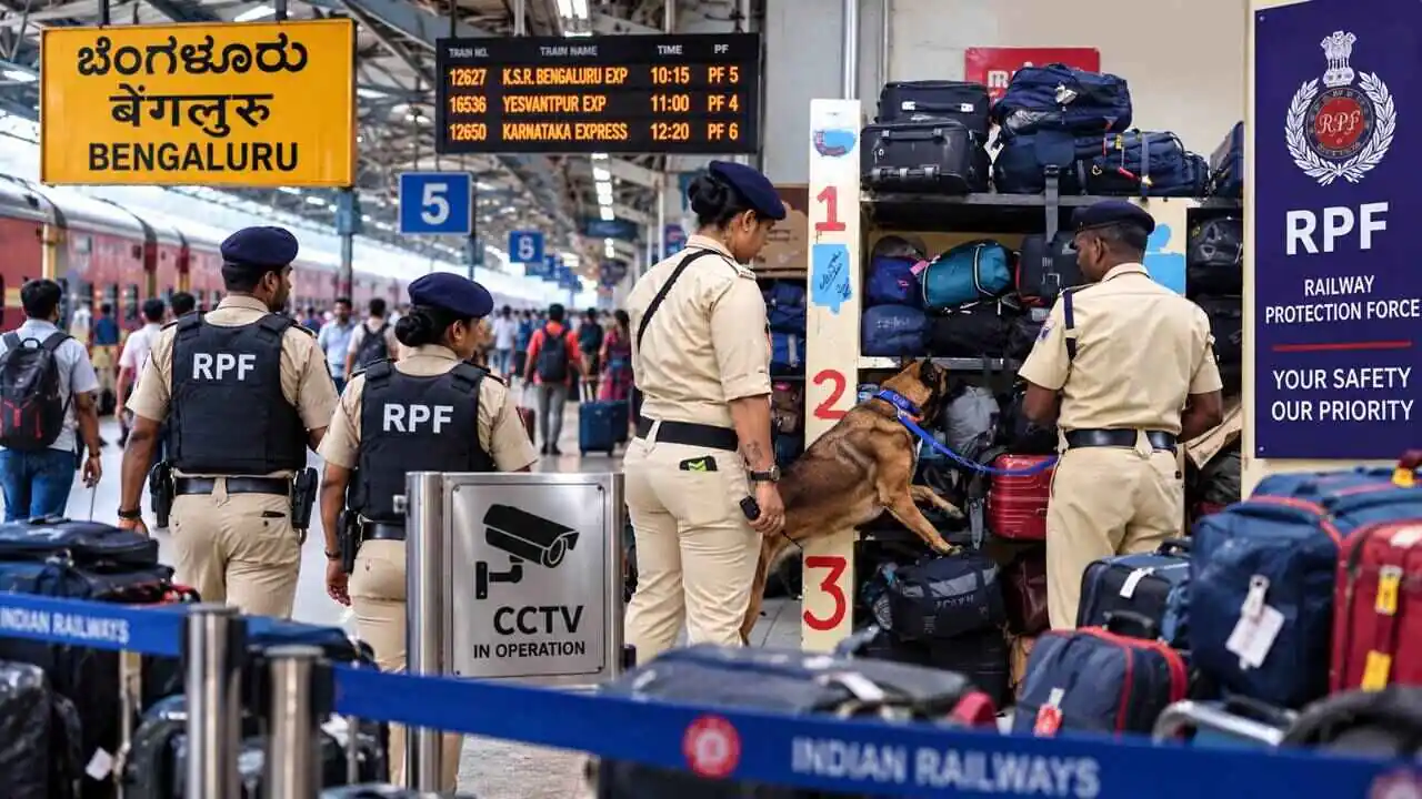 ಗಣೇಶ ಹಬ್ಬ : ಪ್ರಯಾಣಿಕರ ಸುರಕ್ಷತೆಗೆ ರೈಲು ನಿಲ್ದಾಣಗಳಲ್ಲಿ ಭದ್ರತೆ ಹೆಚ್ಚಳ