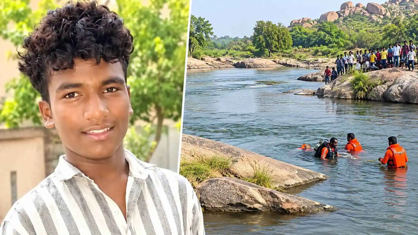 ಸ್ನೇಹಿತರ ಜೊತೆ ನದಿಗೆ ಈಜಲು ಇಳಿದ 15 ವರ್ಷದ ಬಾಲಕ ದುರಂತ ಸಾವು