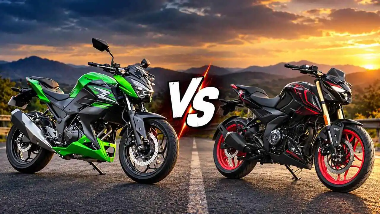 Bajaj Pulsar N250SS vs Kawasaki Z300