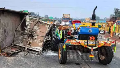 ಬೆಳಗಾವಿಯಲ್ಲಿ ಭೀಕರ ಅಪಘಾತ: ಟ್ರ್ಯಾಕ್ಟರ್ಗೆ ಟ್ರಕ್ ಡಿಕ್ಕಿ, ಮೂವರ ಸಾವು