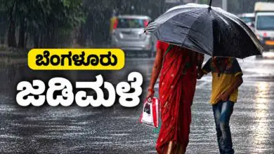 ಬೆಳಗ್ಗೆಯೇ ಬೆಂಗಳೂರು ಸುತ್ತ-ಮುತ್ತ ಜಡಿ ಮಳೆ; ಕರ್ನಾಟಕ ರಾಜ್ಯದ 6 ಜಿಲ್ಲೆಗಳಿಗೆ ಆರೆಂಜ್ ಅಲರ್ಟ್