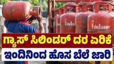 ಗ್ಯಾಸ್ ಸಿಲಿಂಡರ್ ದರದಲ್ಲಿ ಭಾರೀ ಏರಿಕೆ! ತಿಂಗಳ ಆರಂಭದಲ್ಲೇ ಬೆಲೆ ಏರಿಕೆಯ ಶಾಕ್; ಇಲ್ಲಿದೆ ಹೊಸ ಬೆಲೆ