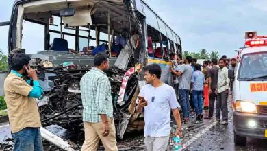 ಕುಂದಾಪುರದಲ್ಲಿ ಎರಡು ಬಸ್ಗಳ ನಡುವೆ ಭೀಕರ ಡಿಕ್ಕಿ: 15ಕ್ಕೂ ಹೆಚ್ಚು ಮಂದಿಗೆ ಗಾಯ