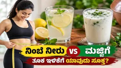 ನಿಂಬೆ ನೀರು vs ಮಜ್ಜಿಗೆ: ತೂಕ ಇಳಿಸಿಕೊಳ್ಳಲು ಯಾವುದು ಸೂಕ್ತ? ಡಯಟ್ ಮಾಡೋರಿಗೆ ಬೆಸ್ಟ್ ಟಿಪ್ಸ್